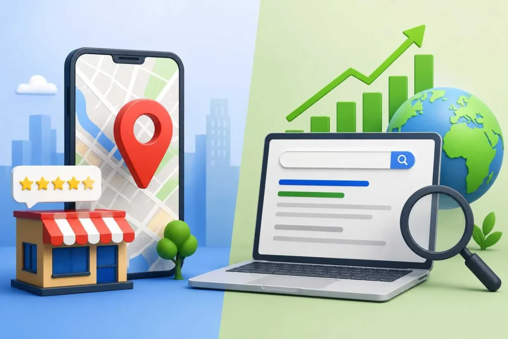 What Is the Difference Between Local and Organic SEO?