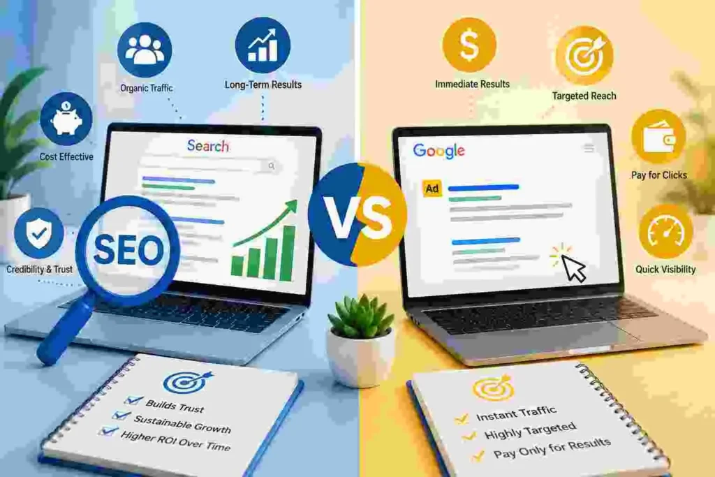 SEO vs Google Ads: Which Should You Invest In?